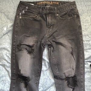 Men’s skinny ripped jeans